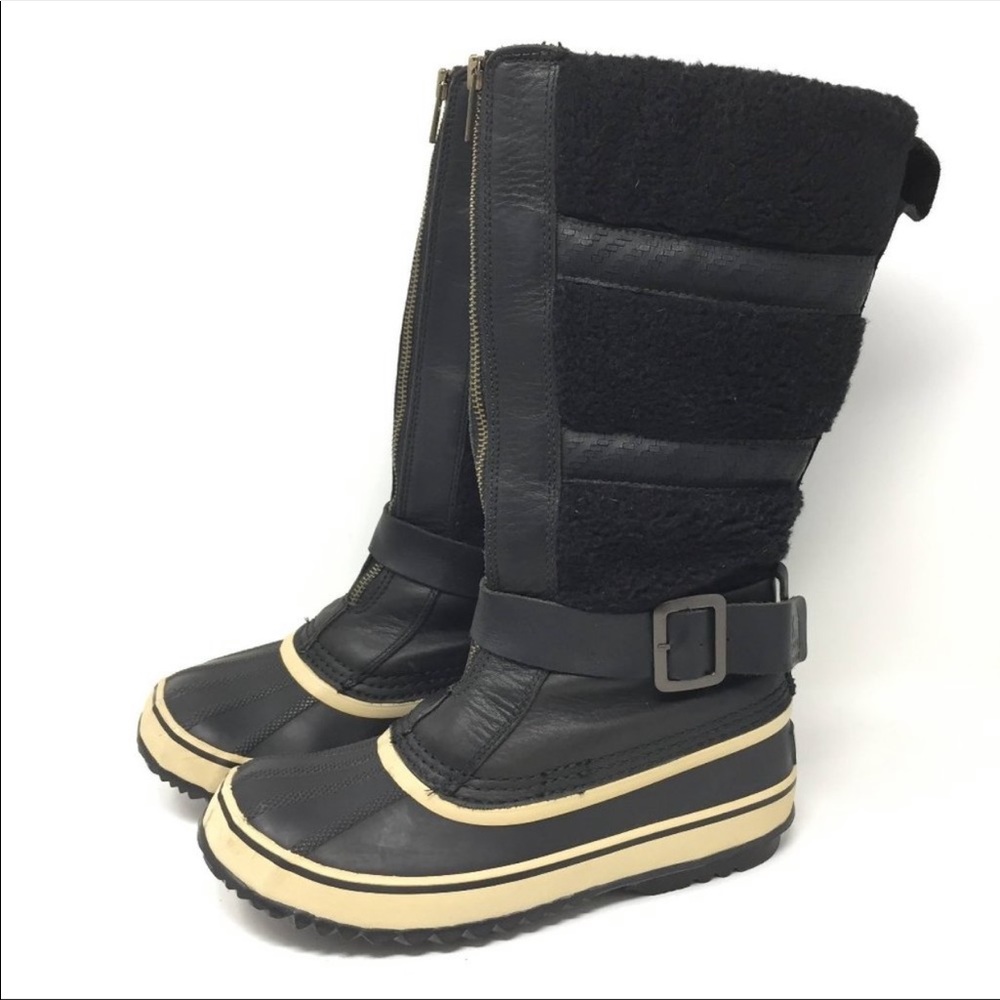 Sorel 8 Helen of Tundra Winter Snow Boots Black